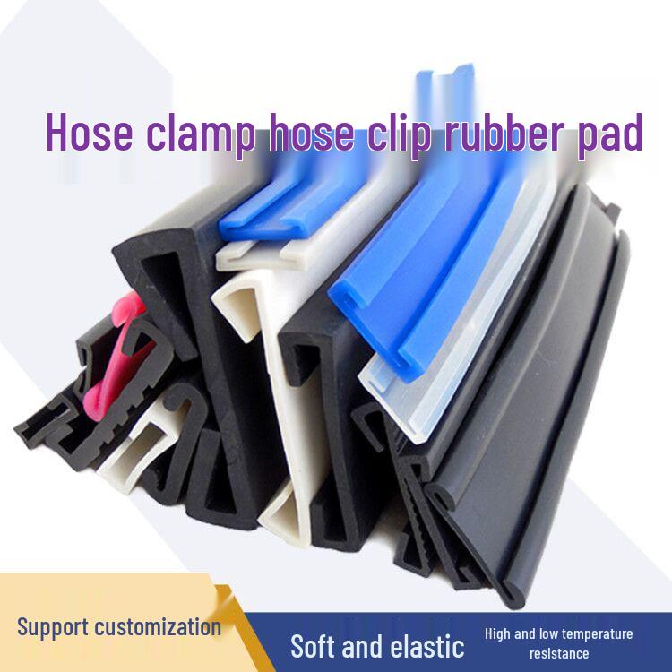 

Stainless Steel Wear-Resistant Pipe Clamp with Shock-Absorbing Rubber Pad and Edge Sealing Strip Custom Specification