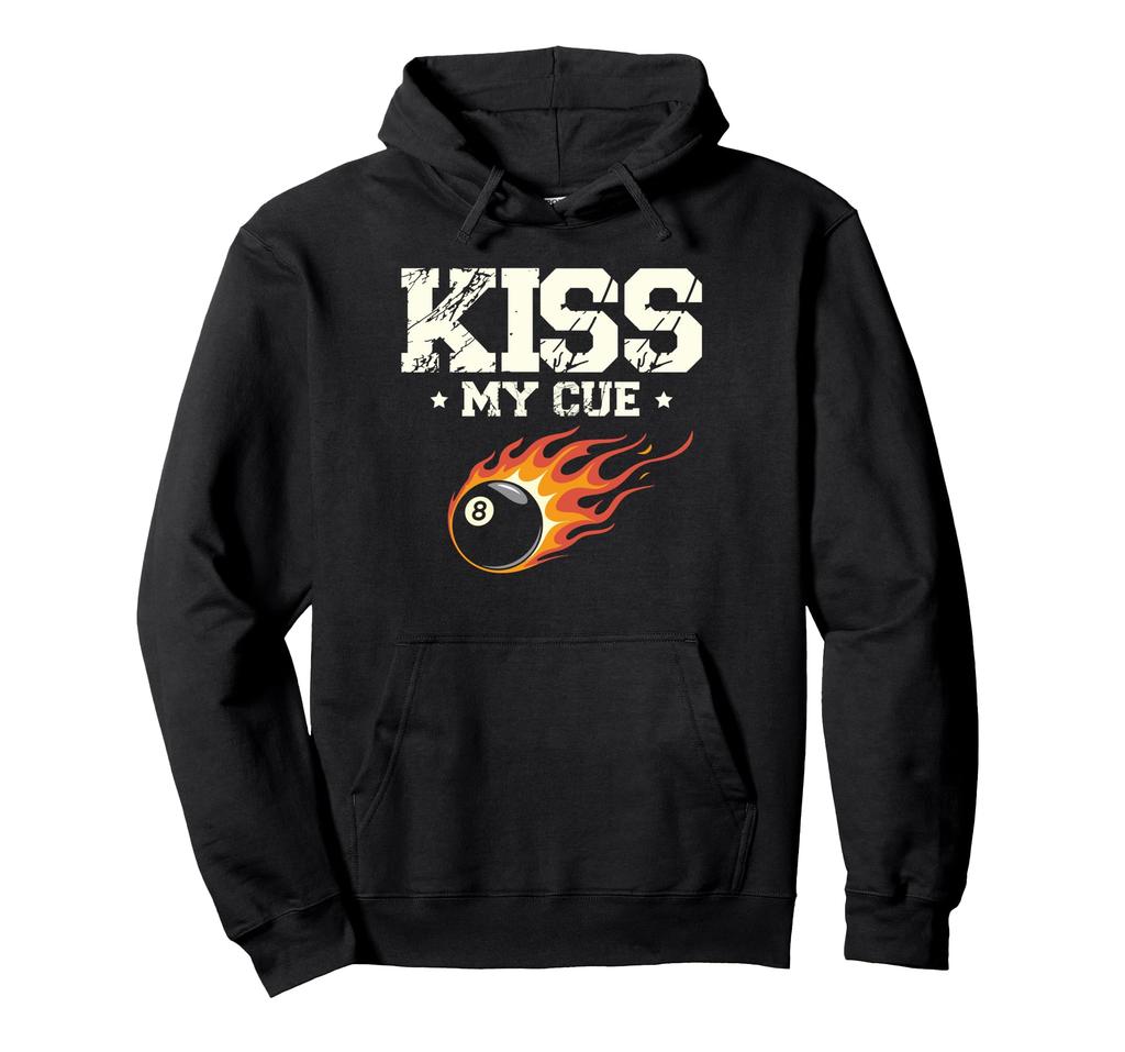 Kiss My Cue Billiard Cue Pool Snooker Hoodie