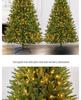 Luxury 1.8m Indoor Christmas Tree with Lights - High-End Encrypted Full PE Simulation Tree for Home Decor