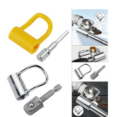 Faucet Angle Stop Wrench Kitchen Narrow Areas Versatile Use Plumbing Compact Professional Remover and Assembly Repair Tool