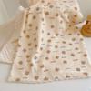 Baby Blanket for Soothing Relaxing Cotton Baby Comforter Calming Dotted Design Blanket for Newborns Cotton Swaddles Wrap