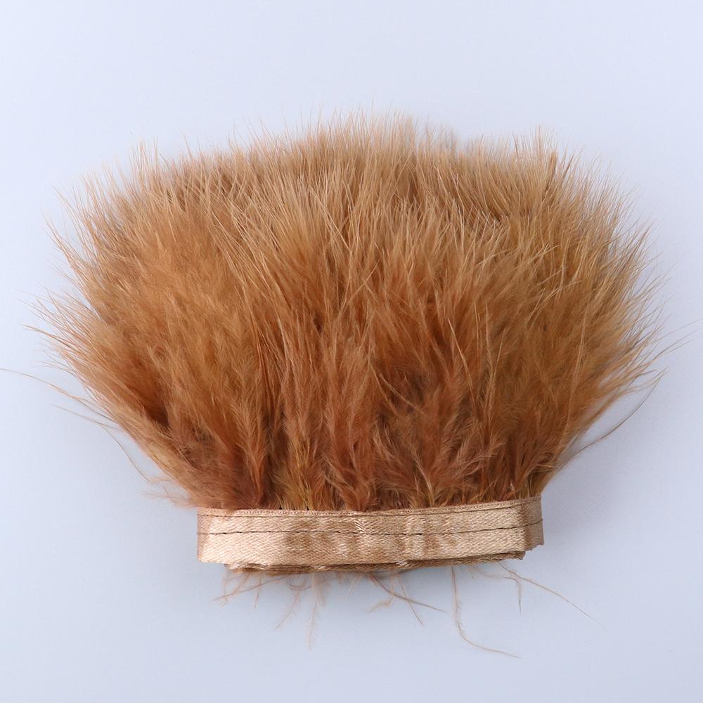 1Meters Furry Turkey Feathers Trim Ribbon White Natural Plumes For Traditional Holiday Dress Sewing Plumas Accessories