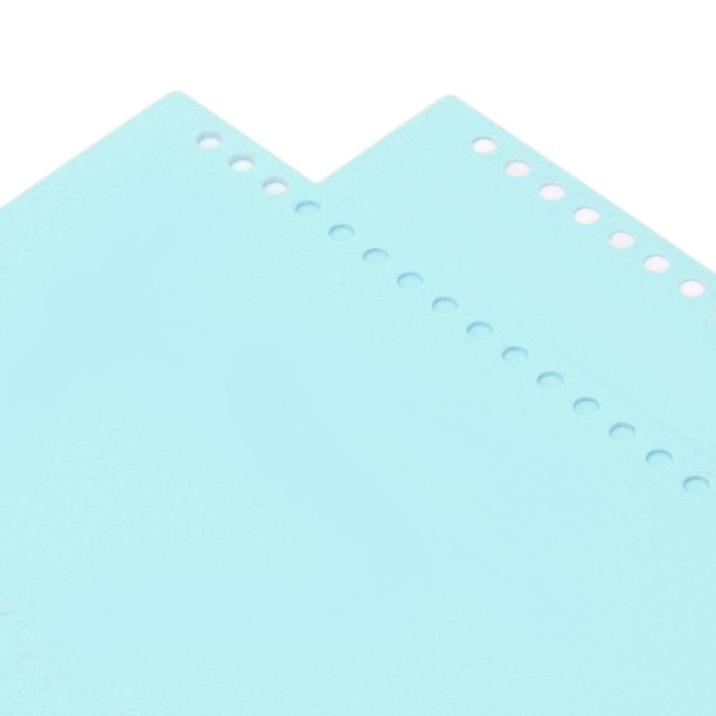 20 Sheets Loose Leaf Binding Cover 20 Holes Flexible PP Plastic Loose Leaf Presentation Binding Case