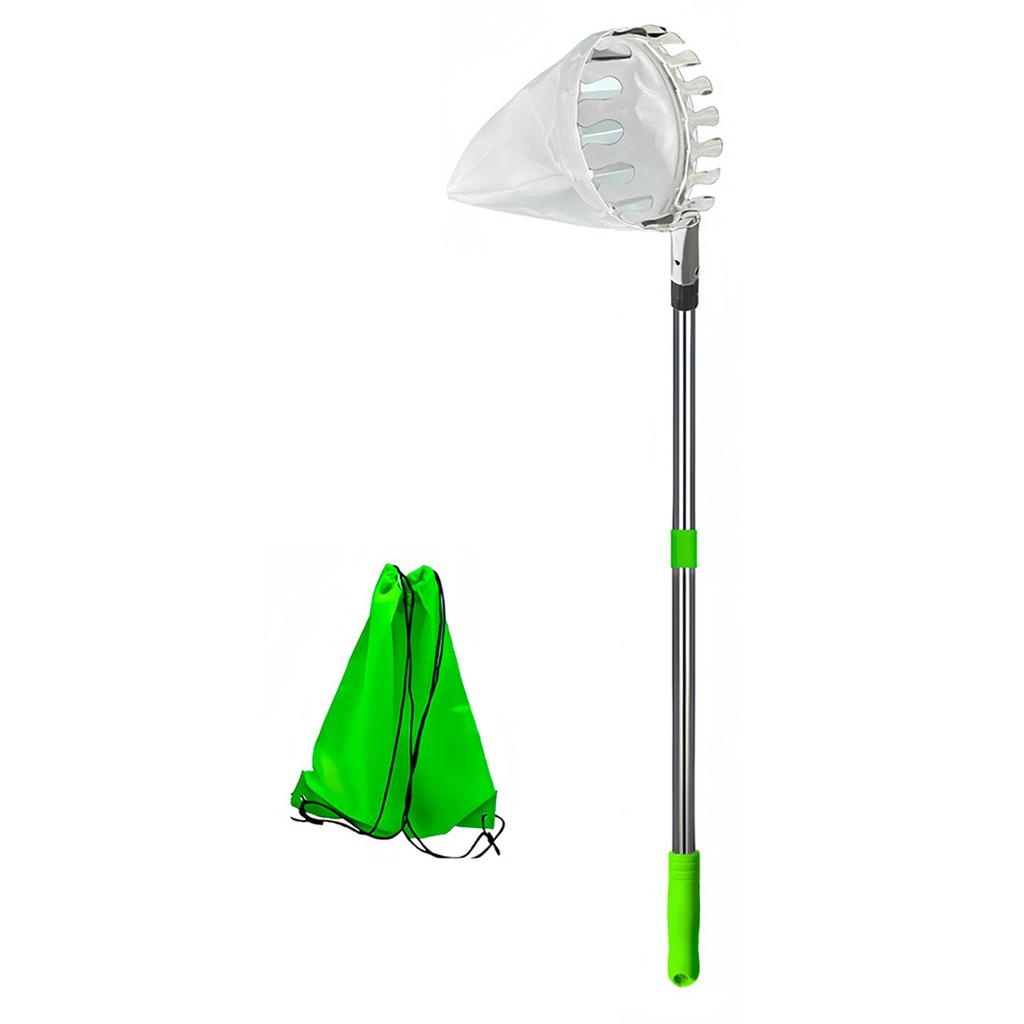 Adjustable Fruit Plucking Tool Stainless Steel Construction Fruit Pickers For Harvesting Apples Pears Citrus In Gardens
