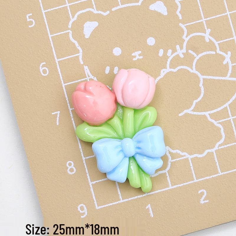 

Розовые и белые мультяшные кролики, полимерные шармы для обуви для DIY украшений и заколок для волос