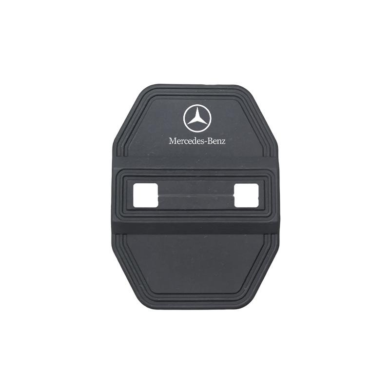 Mercedes-Benz E-Class Door Lock Cover: Noise Reduction, Shock Absorbing, Rust-Resistant Silicone Protection.