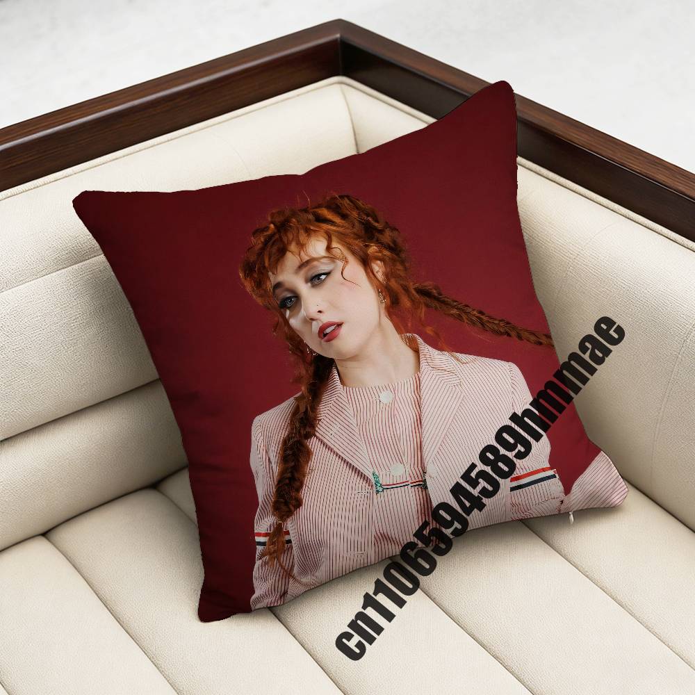 For Singer C-Chappell Roan Throw Pillow Case Sham 30X30Cm 45X45Cm 50X50Cm Square Office Cushion Cover
