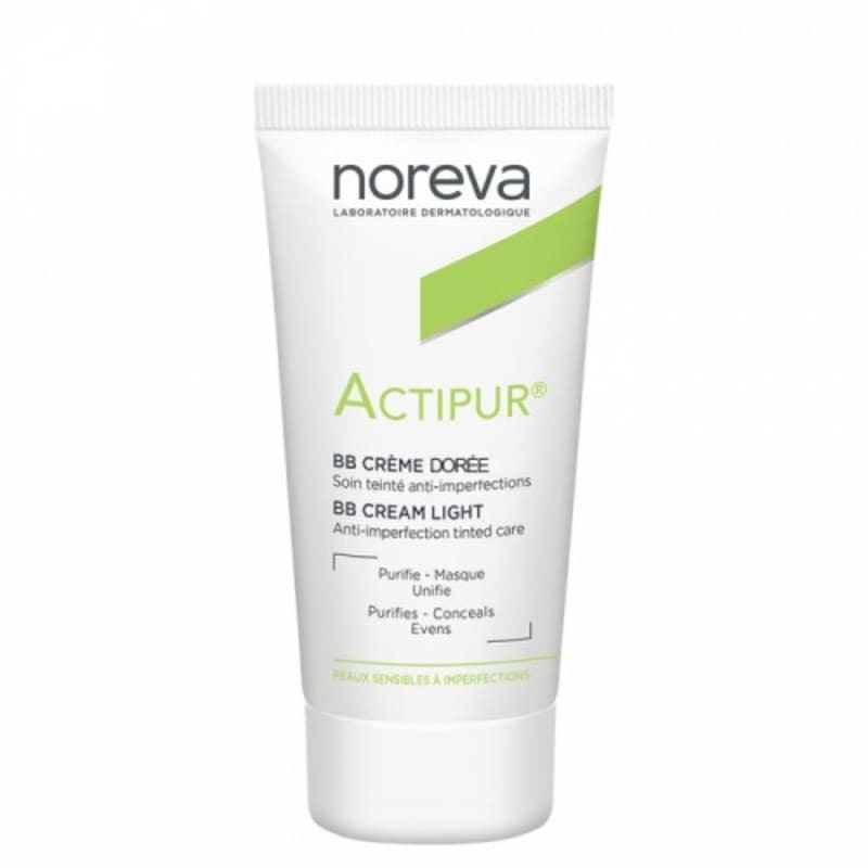 Noreva ActiPure BB Cream (Doree) 30 Ml (for Sensitive, Problematic Skin)