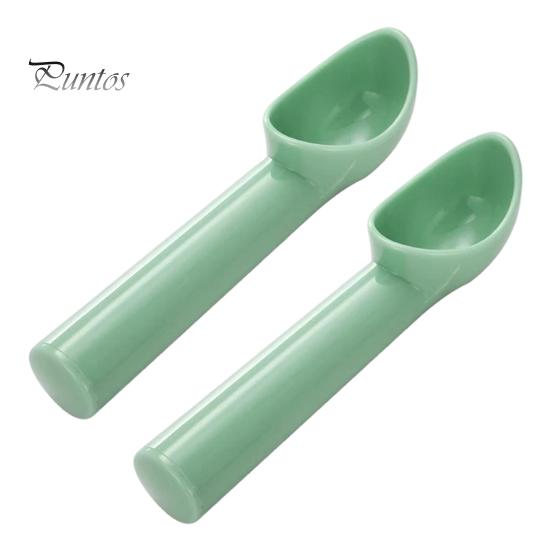 

2 шт. ложка для мороженого с ручкой, медленно тающая круглая форма для приготовления шариков для закаленного мороженого, фруктовая резьба, десерт, презентационный инструмент для дома циан