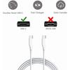 USB-C Cable - e.F.Connection - for Samsung Galaxy A05s A15 A25 A26 A35 A36 A55 - 1 Meter - Fast Charging - White