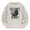 VENHIT Black Planet Jacquard Knit [Ivory]
