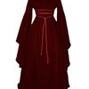 Dámské párty šaty s dlouhým rukávem, kulatým výstřihem a nepravidelným páskem, halloweenský kostým