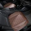 Leather Front Car Seat Cover - Bottom Car Seat Covers Fully Wrapped, Non-Slip, Luxury Appearance And Comfort, Fits Most Vehicles, 1 Pack, Brown