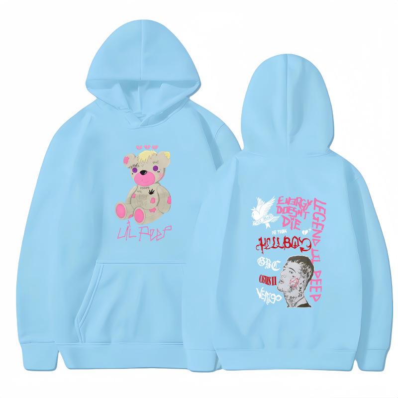 Детская толстовка Lil Peep CryBaby Hellboy Bear 110 cm
