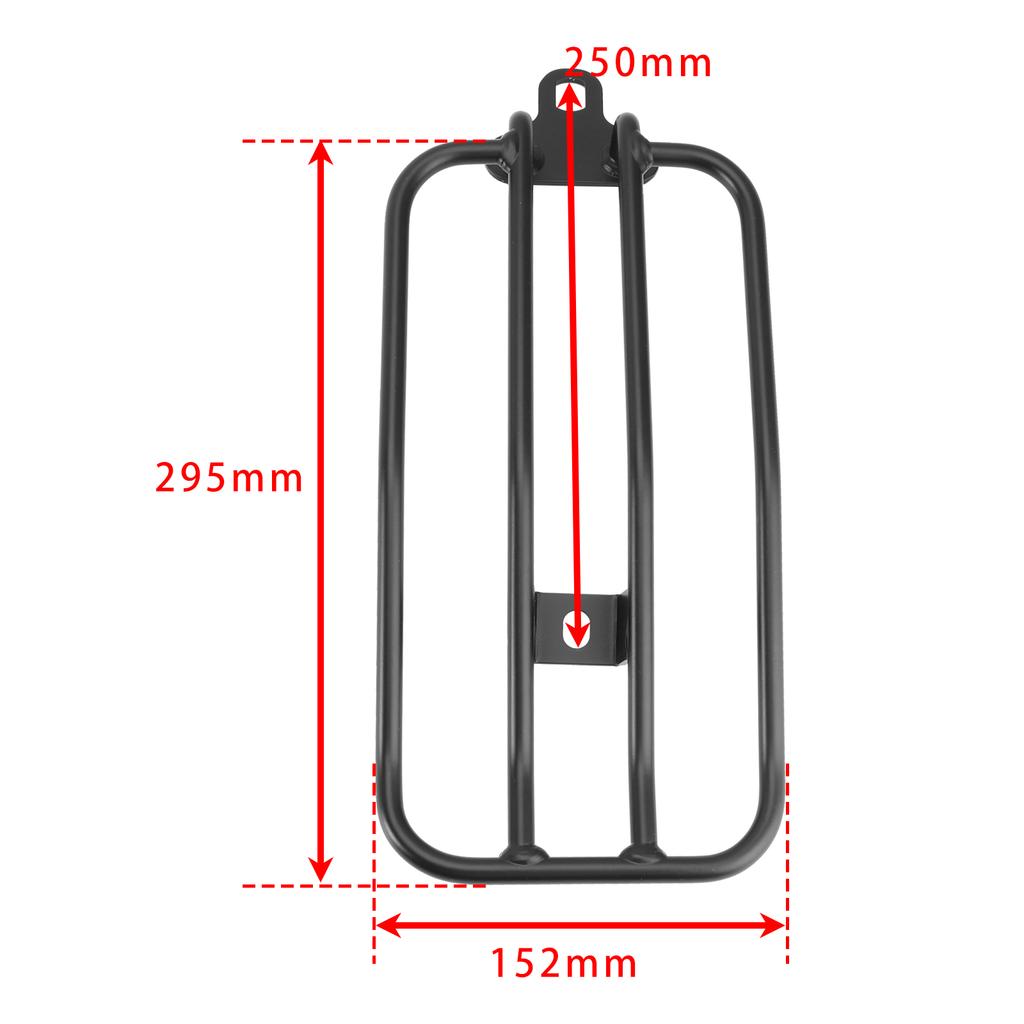 Black Rear Luggage Carrier Solorack Fit for Kawasaki Eliminator 500 2024-2025