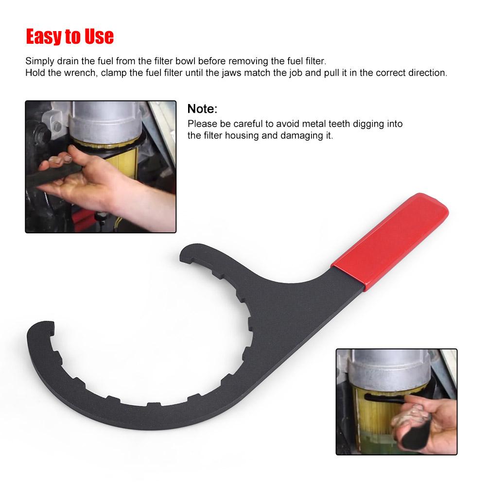 61060 Diesel Filter Wrench for Paccar, Oil Filter Removal Tool, Fit for Kenworth, Peterbilt & Cummins Diesels