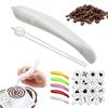 Latte Art Pen Battery Powered Sugar Painting Pen Spicy Pencil Lightweight Carving Pencil Decorating Tool for Home Restaurants