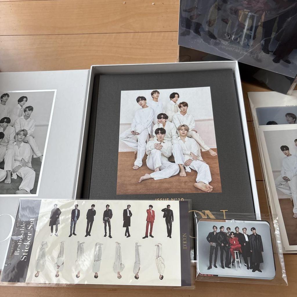 [USED] BTS D'ICON ISSUE No. 10 with clear file