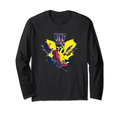 King of the 6 Long Sleeve "GODZILLA Monsters" T-Shirt