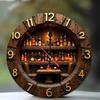 Unique Acrylic Wall Clock Quiet Operations Contemporary Art Decors For Home Enhancement J0MC