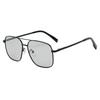 Fashion Polarized Sunglasses Men'S Trend Color-Changing Double Beam Sunglasses Uv-Proof Driver Glasses