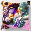 Anime Jojo Bizarre Adventure Jotaro Cushion Cover For Sofa Home Decorative Throw Pillow Cover Polyester Pillowcase Support