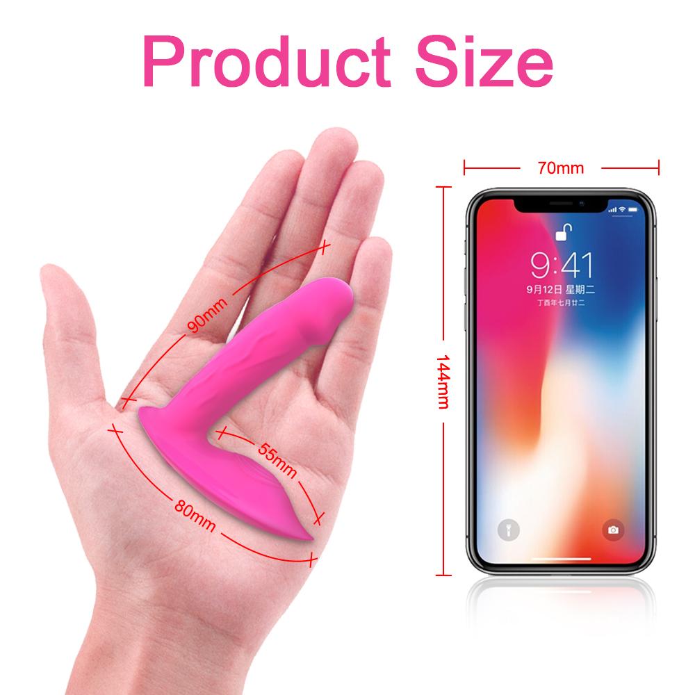 Beginner Mini Dildo Vibrator APP Controlled Panties Wearable Clitoral Massage Stimulator Female Orgasm Masturbator Adult Sex Toy