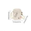 Waterproof Water Bottle Carrier Bag Solid Color Water Cup Bag Drawstring  Crossbody Bag  Girls