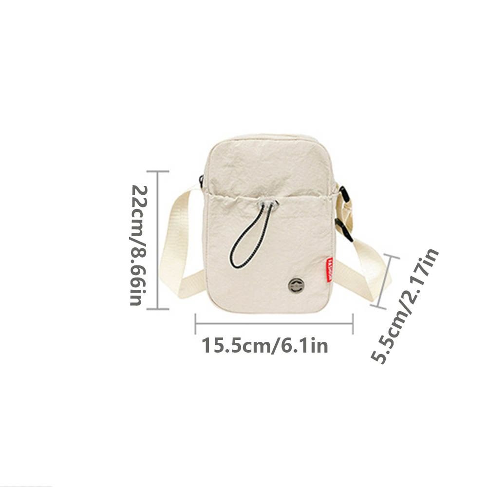 Waterproof Water Bottle Carrier Bag Solid Color Water Cup Bag Drawstring  Crossbody Bag  Girls