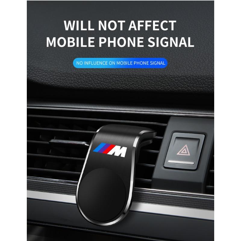 Car Magnetic L-shaped Car Dedicated GPS Phone Holder Emblem For BMW M E34 E36 E60 E90 E46 E39 E70 F10 F20 F30 X5 X6 X1 M3 M5 M6 E71 F01 F02 F87