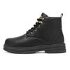 Martin Boots Men's Winter New Warm Men's Shoes British Style Retro Leather Boots Men's Velvet Warm High-top Cotton Shoes