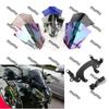Motorcycle Wind Deflectors For Kawasaki Z900 2017 2018 Is Suitable Dual Bubble Windshield Deflector Protector
