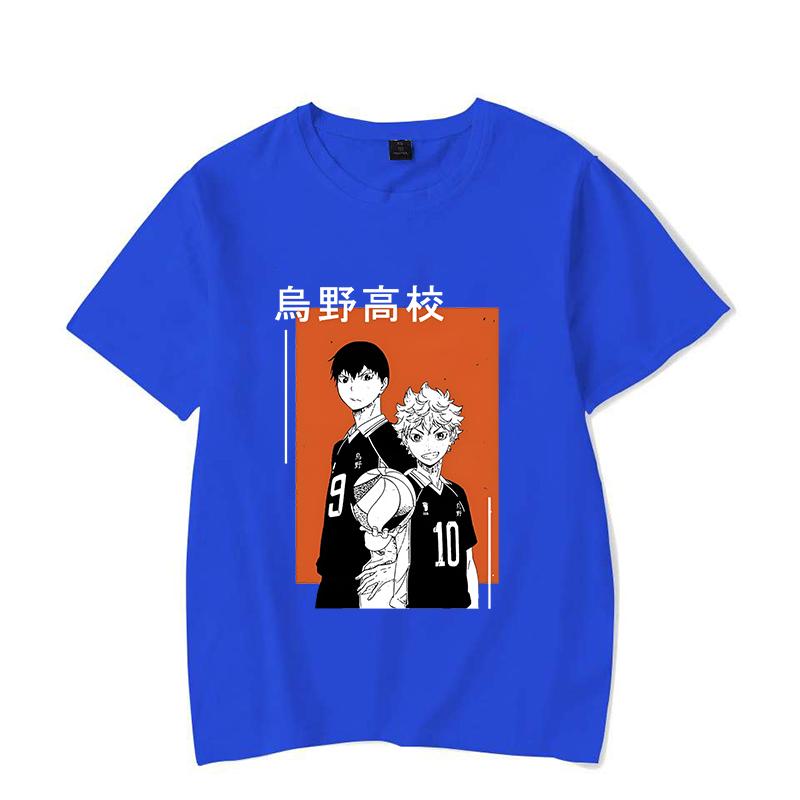 Hot Hinata Shoyo Tobio Kageyama Print Short Sleeve T Shirts Women Men Casual Shirts Summer Crew Neck Anime T-shirts