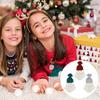 Weihnachtsmann DIY-Kits mit Anleitung, DIY Makramee Weihnachtsdekorationen