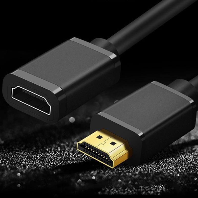 4K HDTV Port Extension Cable Male To Female Adapter Cord Compatible 2K 1080P for HDTV Laptop and More