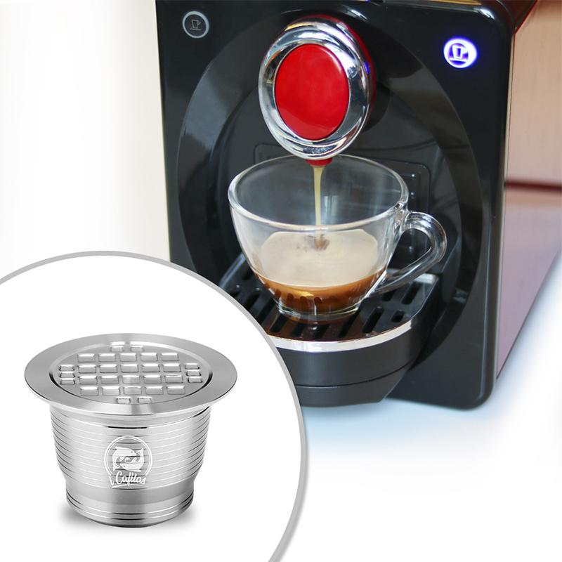 Reusable Espresso Capsules Refillable Coffee Pods Stainless Steel Refillable Cup Filter Coffee Accessories For Nespresso