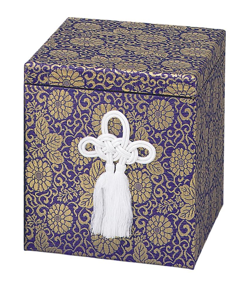

Wide Gold Ash Box Buddhist Altar Home Memorial Urns (Purple) [For 8-inch Urns] Supplies,