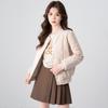 Baseball Jersey, Cotton Jacket, Women's, 2025 Autumn and Winter New Style, Simple, Fashionable, Versatile Gold Velvet, Loose Cotton Jacket Jacket