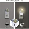 Christmas Tree With Snowman Night Light for Kids,Winter Holiday Snowman Night Light Plug In with Dusk To Dawn Sensor,0.5w Energy Saving Nightlight