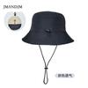 New Summer Waterproof Bucket Hat Men's Outdoor Fishing Mountaineering Hat Folding Storage Color Matching Sunshade Sun Protection Hat Children