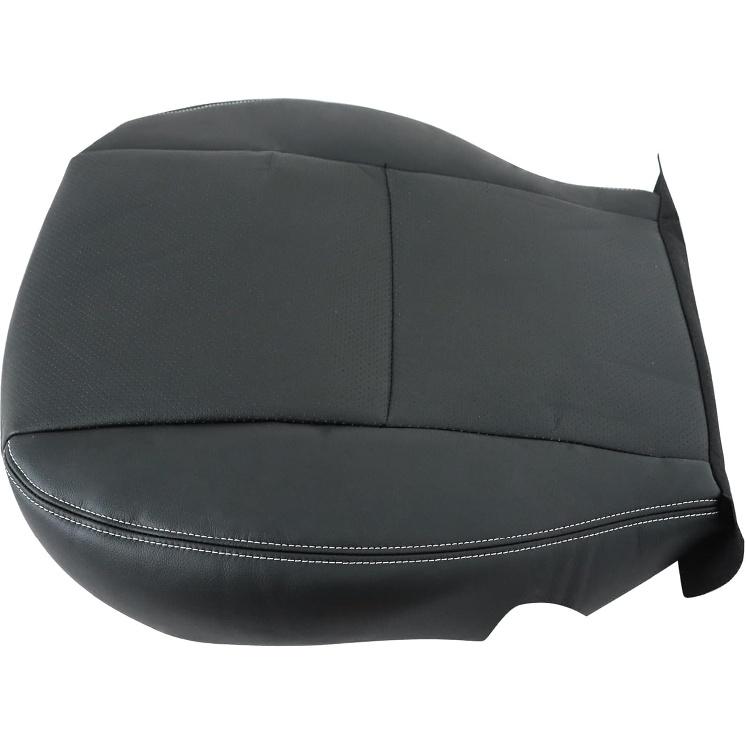 GXARTS Front Driver Side Bottom Perforated Leather Seat Cover Black Replacement Compatible with Subaru Forester 2014 2015 2016