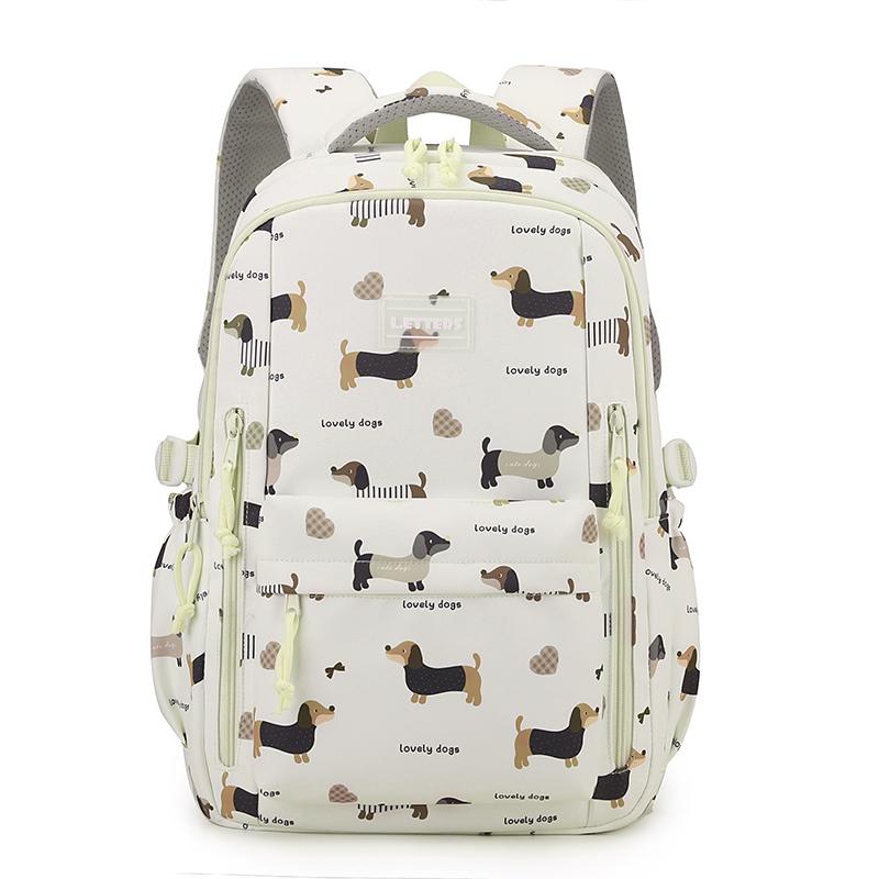 Student Cartoon School Bag Kindergarten Ridge Protector Backpack Women's Backpack Lightweight Children's Backpack
