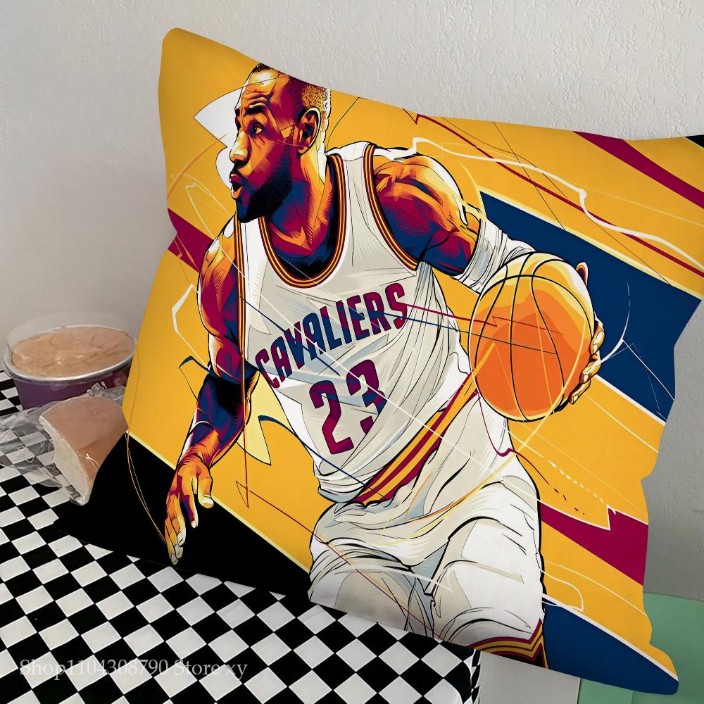 1pc Basketball Star Pillow Bedroom Sofa Leisure Comfort Cushion Car Living Room Home Decoration