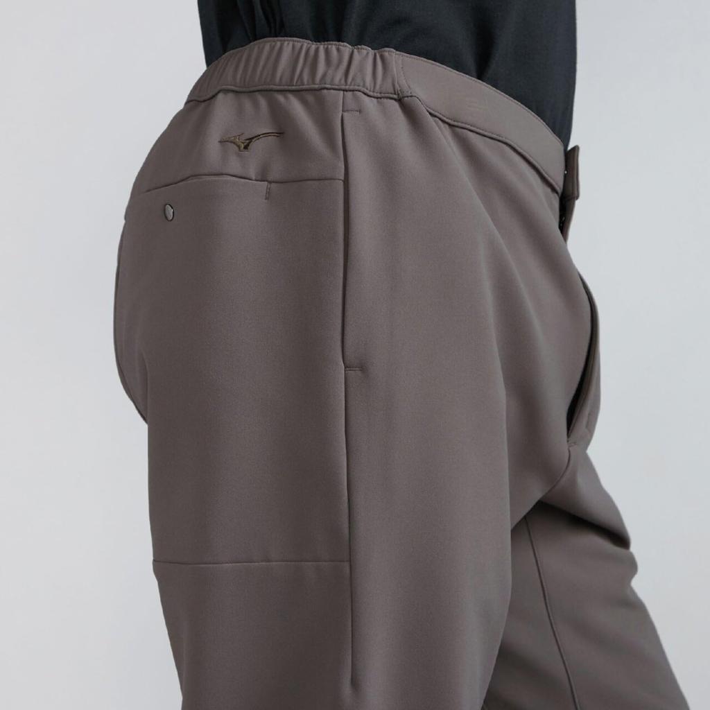 Mizuno Buddy Pants Breath Thermo Stretch Track Pewter Size XL Pants, Heat-Retaining, Water-Repellent, 4-Way Stretch, Men's Gray, (B2MFC510)