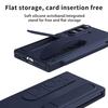 Slim Foldable Phone Case With Pen Slot Card Holder Galaxy Z Fold 8 Ultra 7 6 Shockproof PC Cover