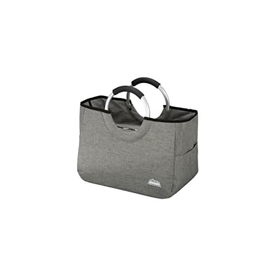 [CB Japan] Cooling Bag, Gray, Capacity 17L, Lightweight, Aluminum Handle, Cooling Tote Bag BOCCA