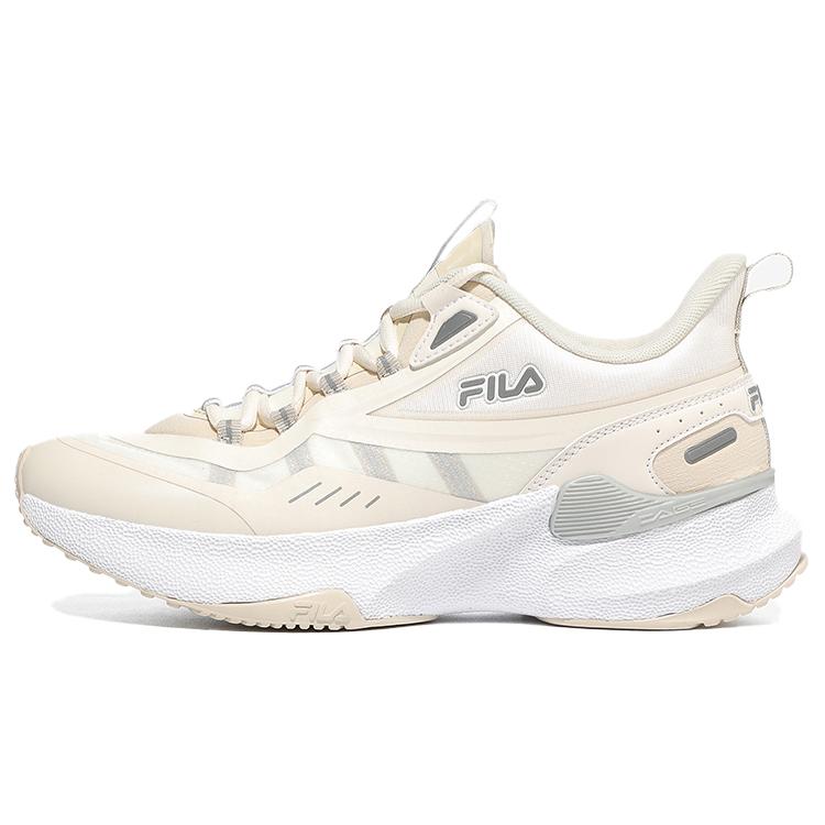 FILA Neuron 5 Neuron 5 Low top Running Shoes Unisex White Apricot Korean Style 1RM01672D_920 260