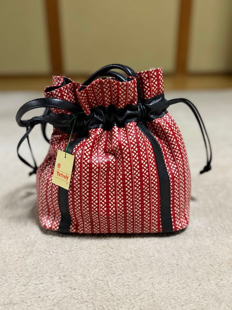 

[USED] Tattcalf Genuine Leather Handbag, Japanese Style Retro Style