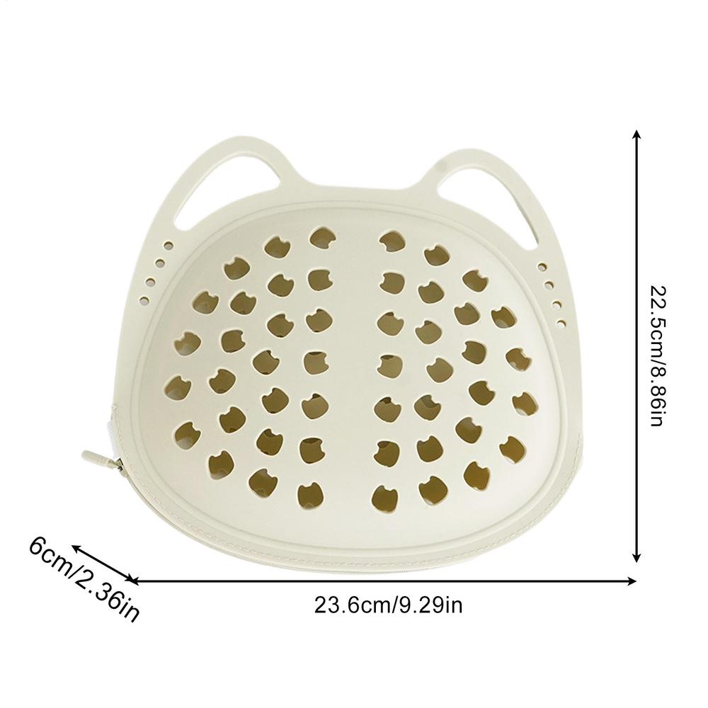 

Bra Washing Bags For Laundry Silicone Bra Laundry Bag Reusable Underwear Washer Protector With Zipper For Home Camp Storage білий