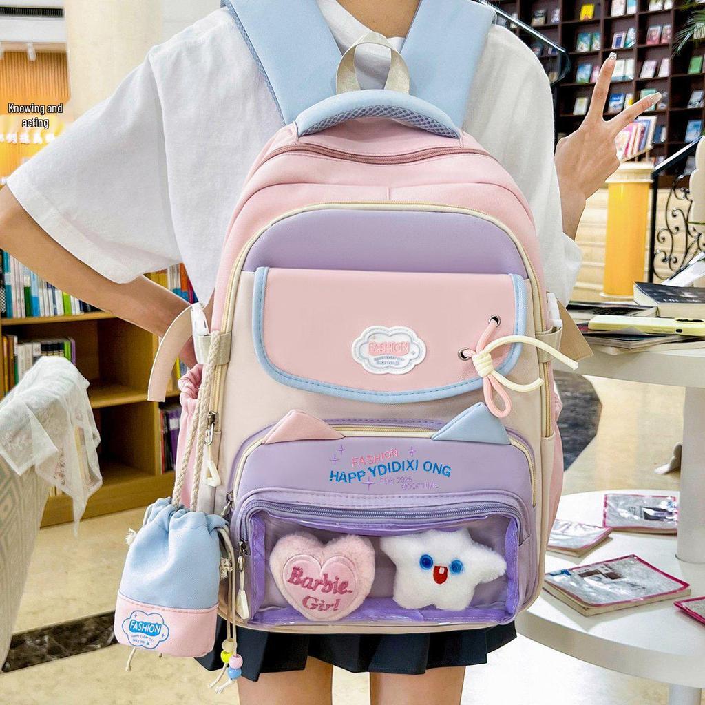 Star Cat High School & Middle School Large Capacity Backpack for Women